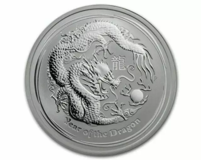 Silver Lunar Dragon 1/2oz Coin 2012 Perth Mint