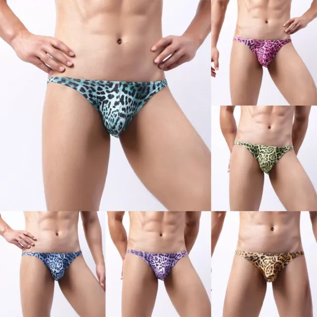 Mens Novelty Elephant Trunk Thong G-String Pants Underwear Sexy Leopard Stag