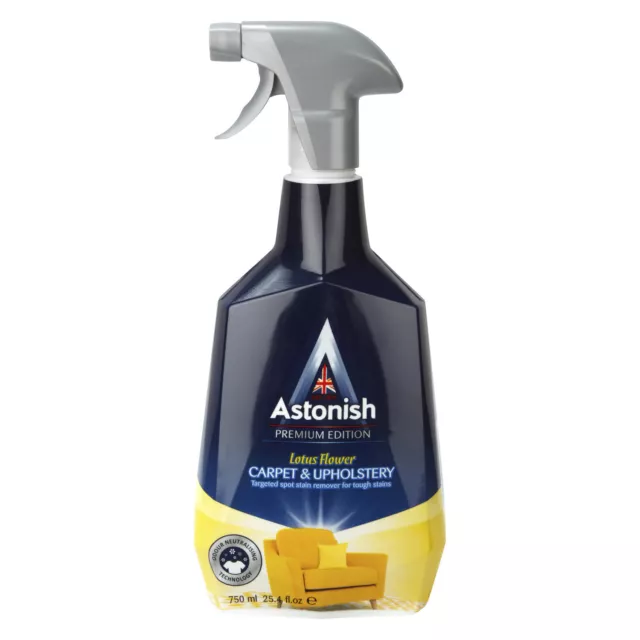 Astonish Premium Carpet Upholstery Cleaner 750ml Deep Clean Action