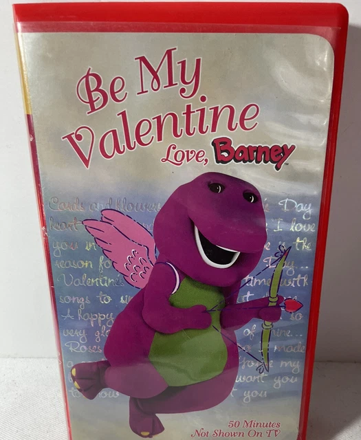 BARNEY BE MY Valentine Love, Barney VHS Tape 2000 Clamshell EUR 9,01