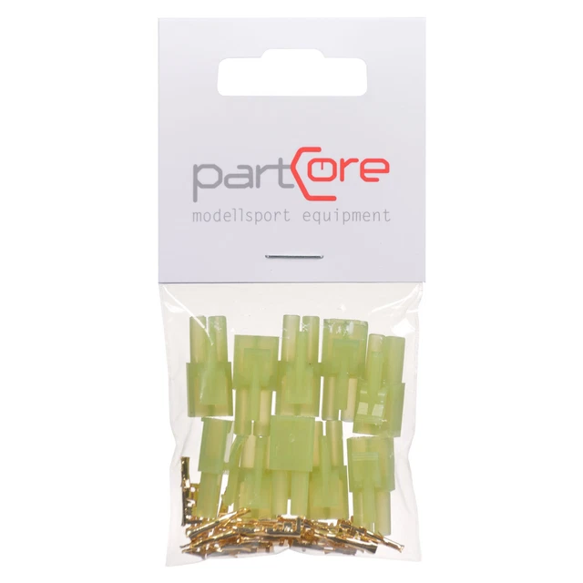 PartCore Mini JST Steckverbinder – 1 Paar Stecker & Buchse Für RC-Akkus (bis 30A)