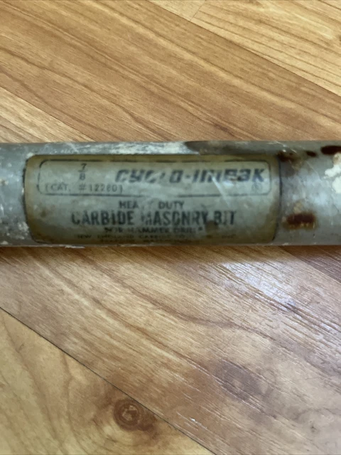 Heavy Duty 7/8 CARBIDE MASONRY BIT #CYCLO-IMEAK