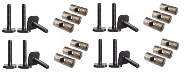 Thule 532 Free Ride Bike Cycle Carrier Rack T Track Bolts Nut Barrels Kit x4