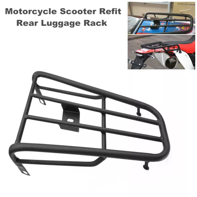 Motorcycle Refit Rear Luggage Cargo Frame Carrier Shelf Kit Scooter Bikes Rack 3