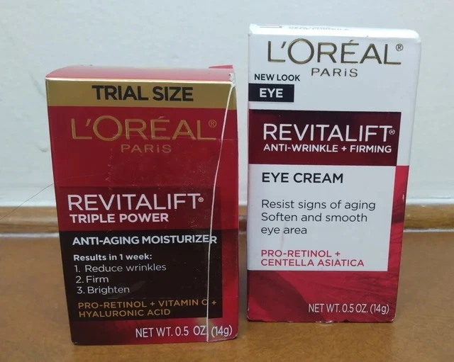 L'Oreal Revitalift Anti-Wrinkle + Firming Eye Cream 0.5fl.oz./14g NIB