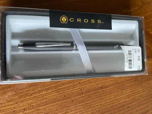 Cross Century II Matte Black Ballpoint Pen New In Box Orig $110
