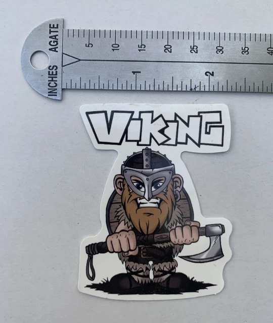 Viking Themed Sticker - Viking / Helmet / Axe