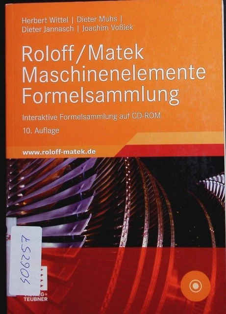 ROLOFF/MATEK MASCHINENELEMENTE FORMELSAMMLUNG. Interaktive ...