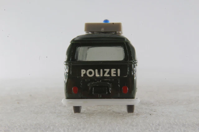 Modellino VW T6 Polizia – Welly Scala 1:34, Metallico, Blu, Autobus