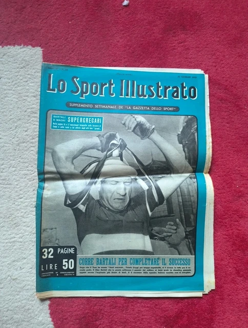 GAZZETTA DELLO SPORT 27 LUGLIO 1950 TOUR DE FRANCE RITIRO ITALIA