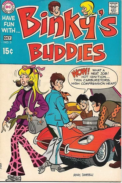 Binky's Buddies Comic Book #5, DC Comics 1969 FINE