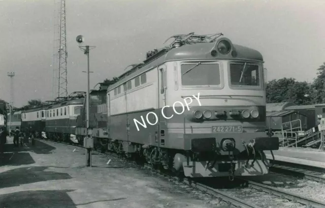 Antiguo Foto Ferrocarril E Lok DB 242 271-5-C1.59