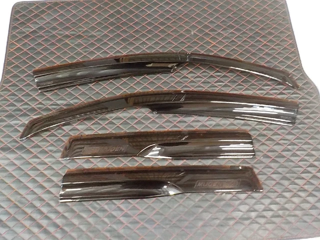 JDM RHD Honda FIT JAZZ GD1 GD2 GD3 MUGEN Door Visor Front Rear Set Used JDM RHD Honda FIT JAZZ GD1 GD2 GD3 MUGEN Door Visor Front Rear Set Used