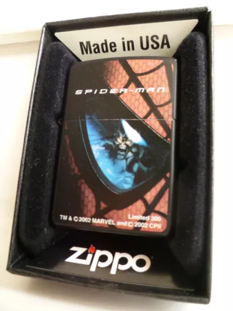 'Spider-Man' 2002, Limited Edition, Zippo Lighter - Black Matte - in box