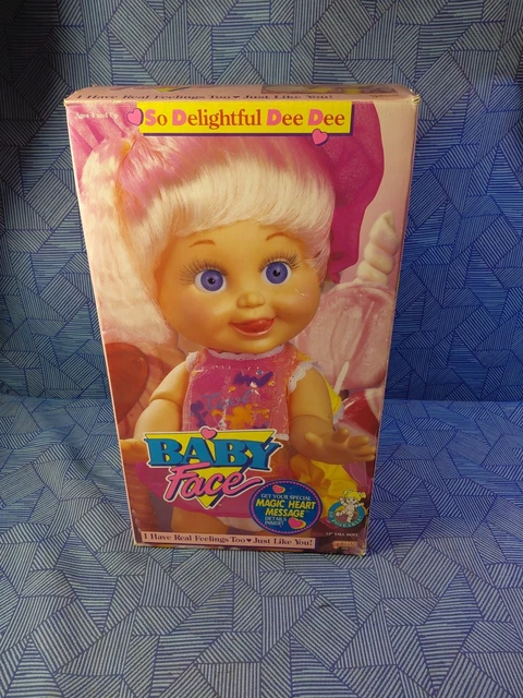 Poupée Galoob Baby Face AA So Delightful Dee Dee – Noire – MIB