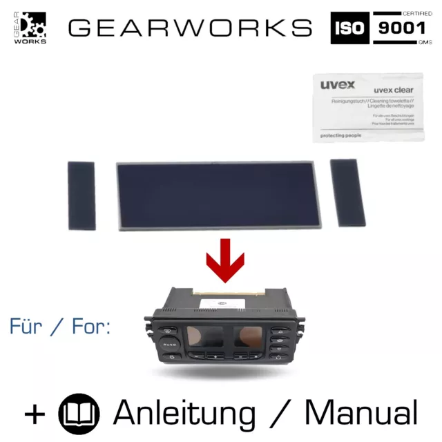 Klimabedienteil Display Für Porsche Boxster 986 Reparatur