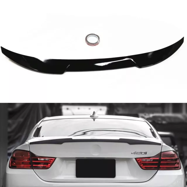 Black Rear Trunk Spoiler Wing For BMW 4 Series F32 428i Coupe 2014 2015-2020 2Dr