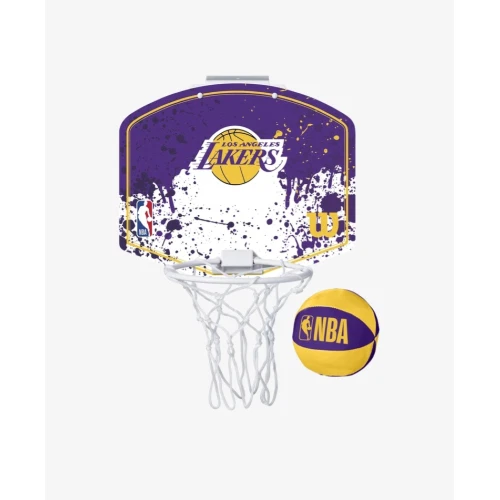 Wilson Nba Team Mini Hoop Los Angeles Lakers Mini Canestro Con Pallina