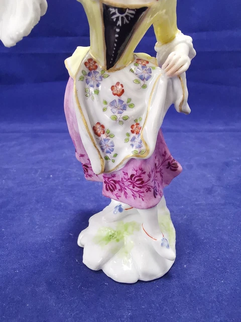 Ancienne paire de statuettes, figurines en PORCELAINE de SAXE 11
