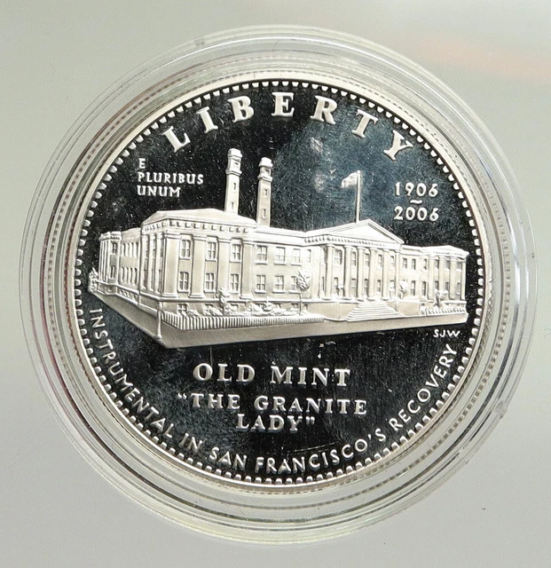 2004 S UNITED STATES USA San Francisco OLD MINT PROOF SILVER Dollar Coin i94798