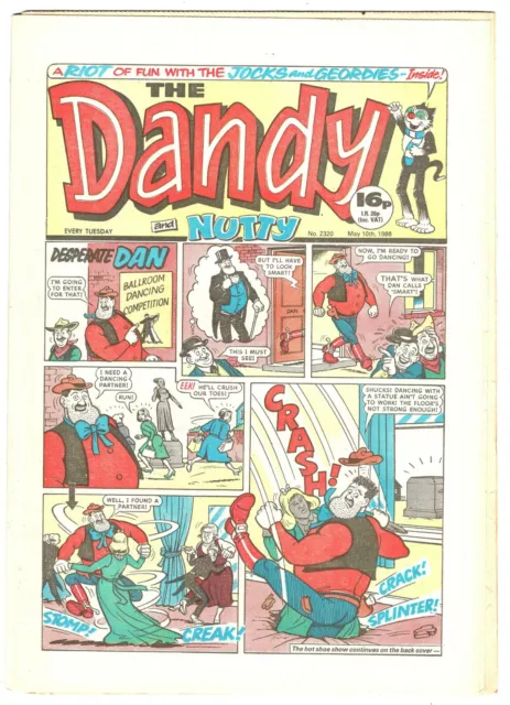 The Dandy & Nutty comic #2320 10th May 1986 Desperate Dan - combined P&P