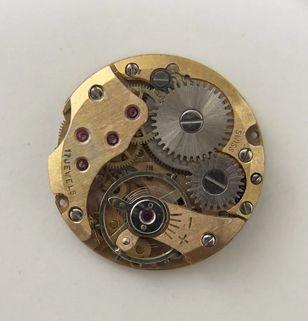 Mouvement De Montre FELSA Calibre F692 - Occasion, état Fonctionnel, Avec Cadran, Aiguilles Et Remontoir