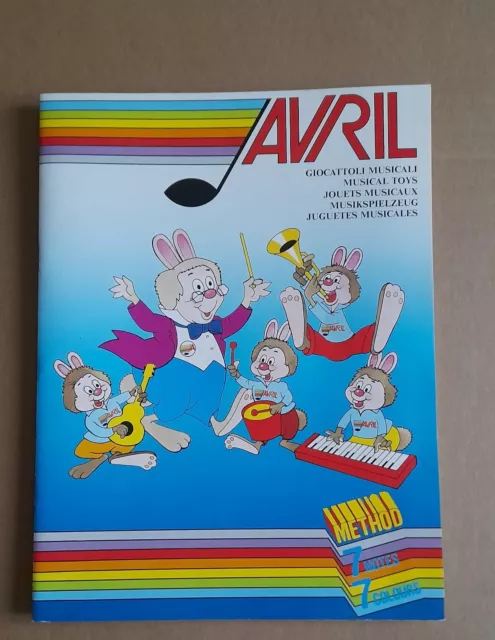 Catalogue jouets musicaux enfants AVRIL percussions, guitare, pianos...