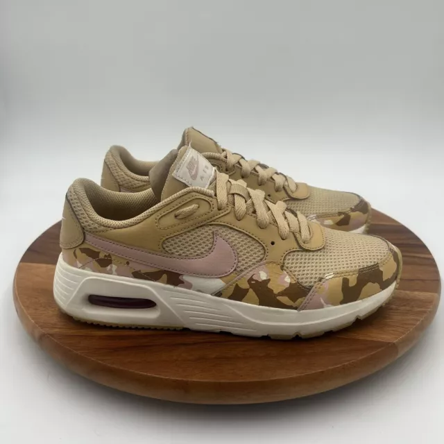 Size 7.5 Nike Air Max SC Womens Sesame Pink Desert Camo Sneakers DX3733200 Shoes
