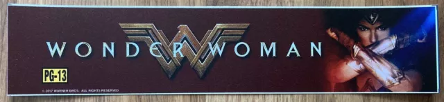 📽 Wonder Woman (2017) - DC - Gal Gadot - Movie Theater Mylar / Poster 5x25