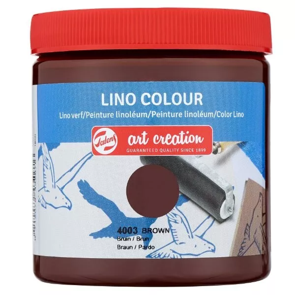 (35,80€/L) Linoleumfarbe Art Creation 4003 Braun Talens 250 ml Dose