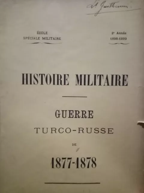 histoire militaire école spéciale militaire de Saint Cyr 1898-1899