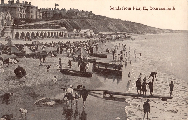 R329794 Bournemouth. Sands From Pier. E. J. E. Beale