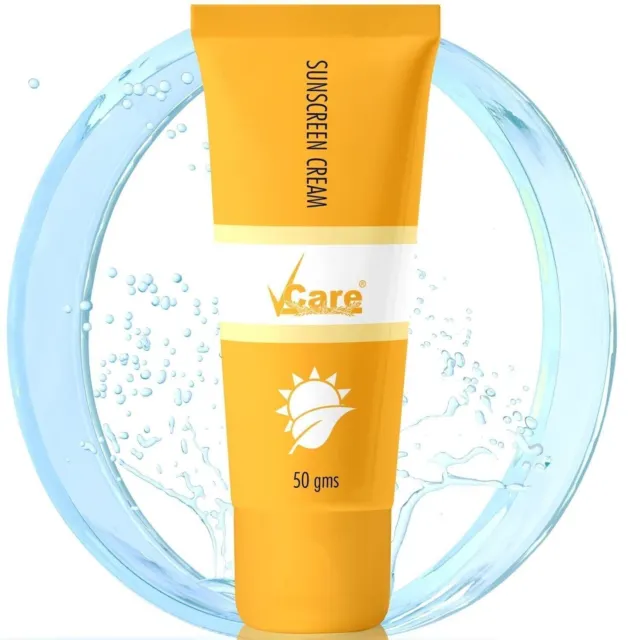 Harm Sun Rays Protect SPF 30 Sunscreen Cream 50gm For Men/Women All Skin Types