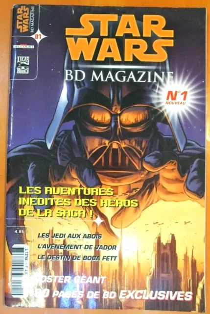 Star Wars BD Magazine N° 1. Les aventures inédites des héros de la saga.Delcourt