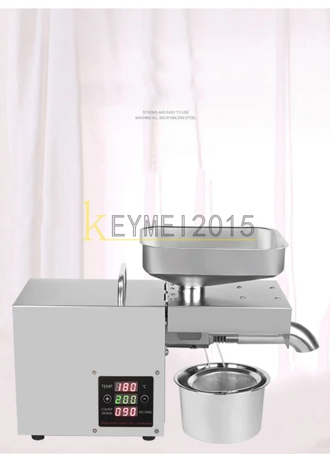 1pc Automatic Oil Press Machine Oil Extraction Extractor Expeller Olive Peanut