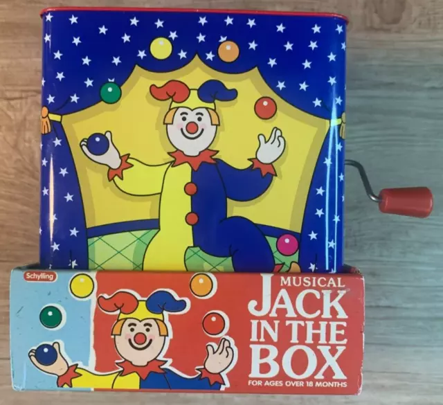 Schylling Jack-In-The-Box Musical Toy , Childrens, Kids, Classic, New