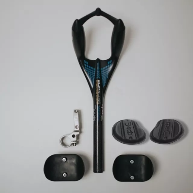 DEDA ELEMENTI CLIP Black Carbon Tri Clip On Bars Time Trial
