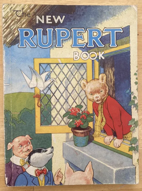 Rupert Bear Annual 1946 Inscribed Not price clipped  Nick Top F/Cover VG plus