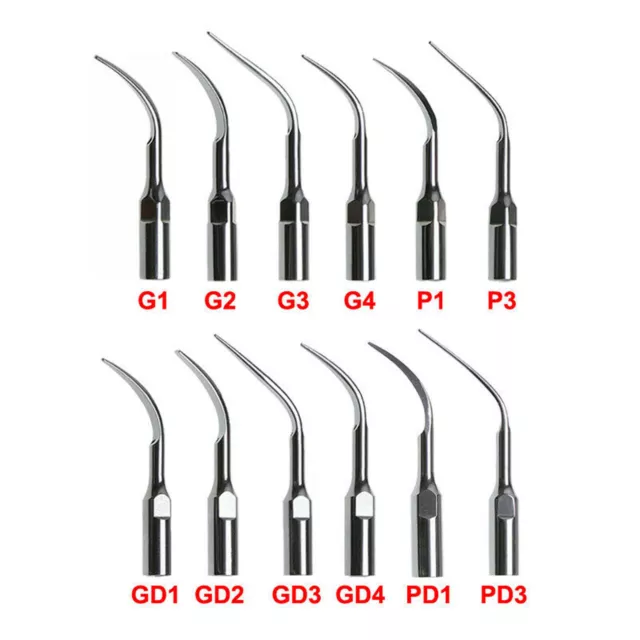 5× Dental Ultrasonic Piezo Scaler Tips fit Woodpecker EMS DTE SATELEC Handpiece