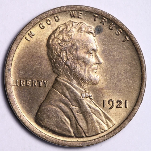 1921 Lincoln Wheat Cent Penny CHOICE BU UNC MS FREE SHIPPING E770 WMM