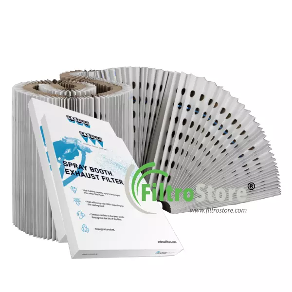 FILTRO INERZIALE ANDREAE CON TENSIONATORE PER CABINE DI VERNICIATURA (60 pz.)