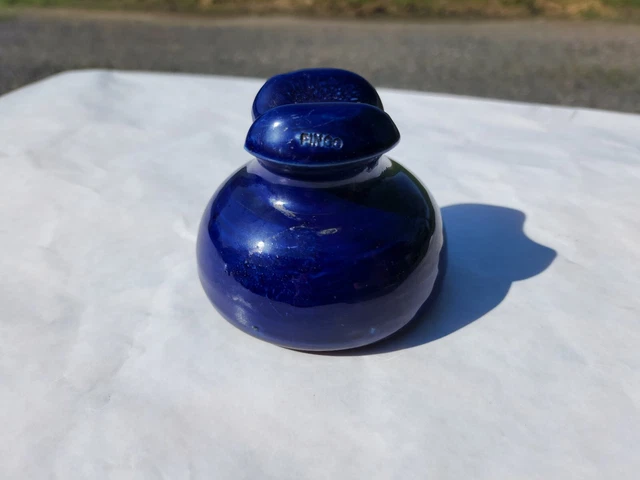 Nice Cobalt Blue Pinco Porcelain Insulator