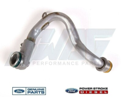 08-10 Ford 6.4 6.4L Powerstroke Diesel High Pressure Turbo Drain Tube 8C3Z9T516B