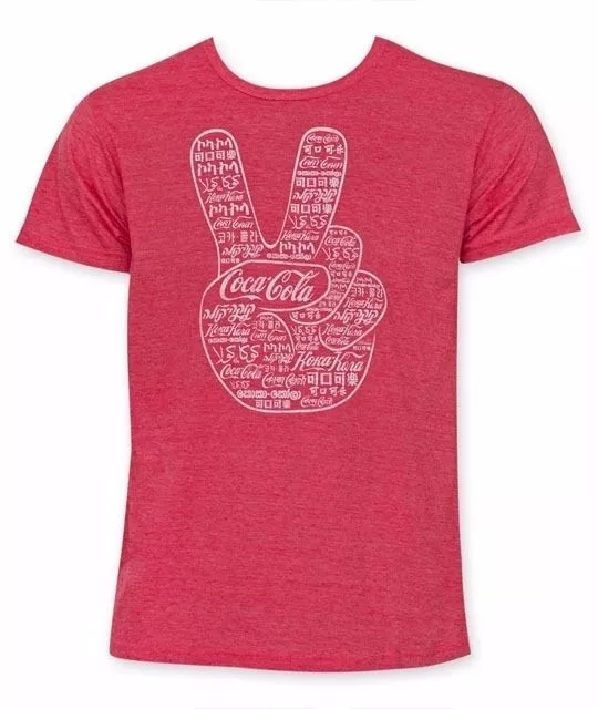 Coke - Coca-Cola - Peace Sign - Licensed T-Shirt