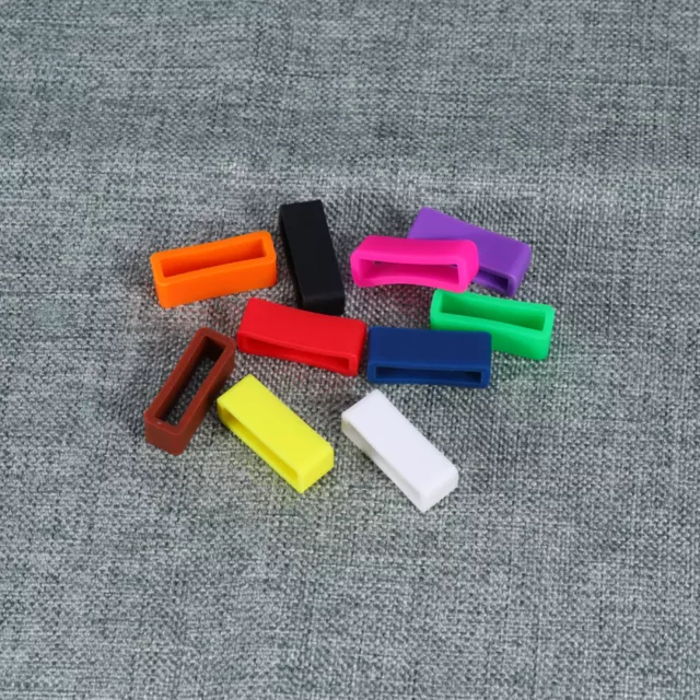 10 Pcs Watch Accessories Rubber Replacement Band Premium Strap