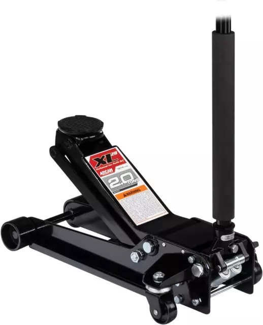 Arcan 2 Ton Low Profile Quick Rise Steel Floor Jack A20015 / XL20, Black, 26