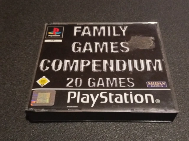 20 GAMES FAMILY GAMES COMPENDIUM SONY PLAYSTATION 1 (PS1) PAL-FR (COMPLETE - GOO 8713399008909