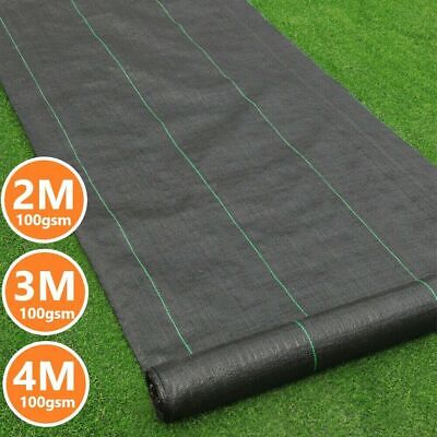 Heavy Duty Membrane Weed Control Fabric Suppressant Barrier Garden Ground Cover