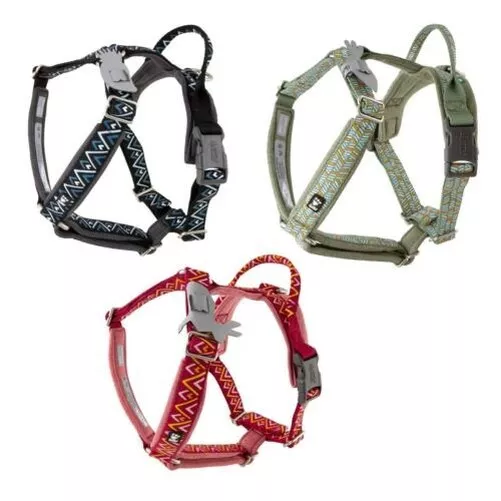 Hurtta Razzle-Dazzle Réglable Y-Harness pour Chien Stylé Design Réflecteur