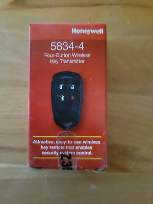 Honeywell 5834-4 transmisor inalámbrico de cuatro botones clave